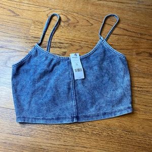 NWT! Garage Denim Crop Top